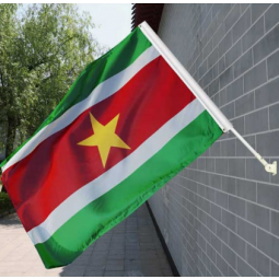 Wandmontage surinamische Fahnen Wandbehang Suriname Banner
