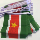 Promotional Suriname Bunting Flag polyester Srnana String Bunting
