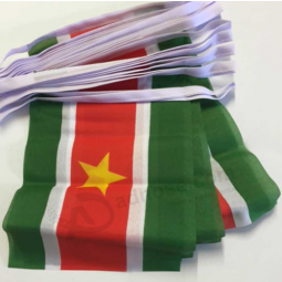 Promotional Suriname Bunting Flag polyester Srnana String Bunting