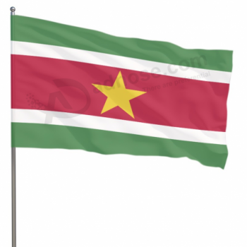 bandiera nazionale in poliestere di alta qualità del suriname