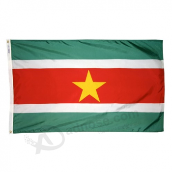 Суринам национальный флаг баннер Суринам флаг Sranan полиэстер