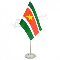 Wholesale mini office Sranan Suriname table top flag