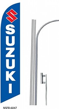 (5) cinq SUZUKI 15' Swooper #8 Feather Flags KIT