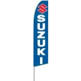 Suzuki 12-футовый флаг с перьями