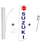 Suzuki Quantity 2 Super Flag & Pole Kits