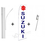 Suzuki Super Flag & Pole Kit