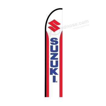 Alt suzuki sign feather flag, banner publicitario para publicidad exterior de 11.5 pies - Solo bandera comercial promocional preimpresa