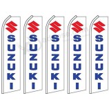5 swooper flutter veer vlaggen suzuki logo blauw rood wit