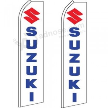 2 swooper agitação pena bandeira suzuki logo azul vermelho branco