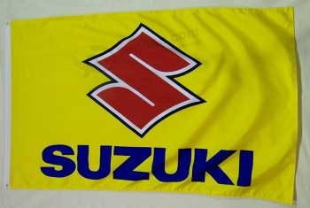 Suzuki Moto Flag 3' X 5' Moto Bike Intérieur Extérieur Bannière
