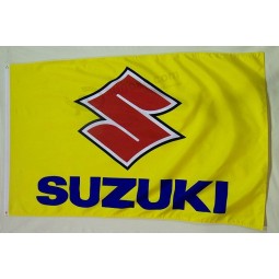 suzuki motorfiets vlag 3 'X 5' moto bike indoor outdoor banner