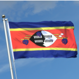 Polyester Material Swaziland National Country Swaziland Flag
