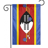 スワジランド国立庭の旗ヤード装飾的なスワジランドの旗