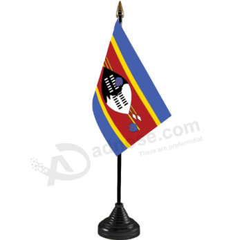 スワジランド国旗/スワジランドカントリーデスクフラグ