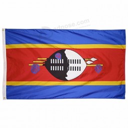 Manufacture price Outdoor hanging national 3*5ft Swaziland flag