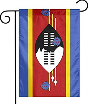 dekorative Swasiland-Gartenflagge Polyester-Swasiland-Yardflaggen