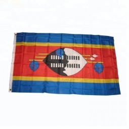National Country Polyester Fabric Swaziland Banner Swaziland National Flag