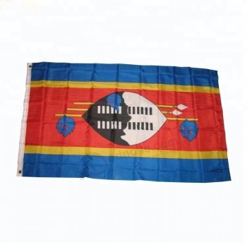 Tissu polyester national pays Swaziland bannière Drapeau national du Swaziland