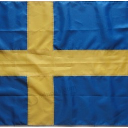 品質ナイロンスウェーデン国旗カスタマイズサイズ