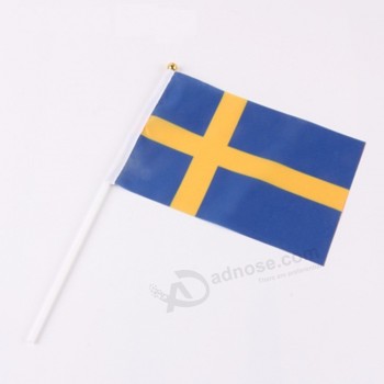 изготовленные на заказ шарм страны миниатюрные флаги для Швеции