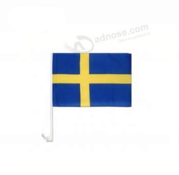 High Quality Sweden Car Flag with cheap price