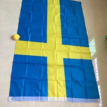 stock schweden nationalflagge / schweden country flag banner