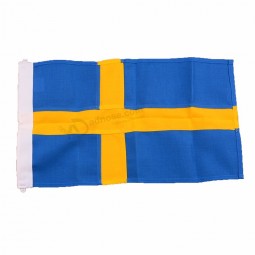 青色の背景黄色のクロスは、スウェーデンの国旗をカスタマイズします