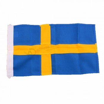青色の背景黄色のクロスは、スウェーデンの国旗をカスタマイズします