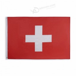 고품질 백색 십자가 ch 체 스위스 스위스 국기