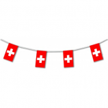 사용자 정의 월드컵 스위스 깃발 천 플래그 스위스 문자열 플래그