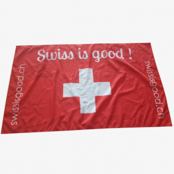 capa de bandera suiza de poliéster de alta calidad