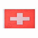 스위스의 뜨거운 판매 직물 스위스 십자가 깃발