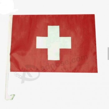 Drapeau de fenêtre de voiture de campagne suisse à vendre