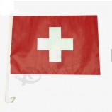Swiss Country Car Window Flag for Sale