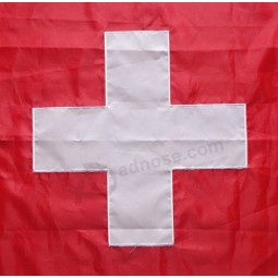 Bandiera svizzera svizzera ricamata 3x5ft bandiera svizzera