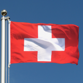 nationale land buiten versieren Zwitserse vlag