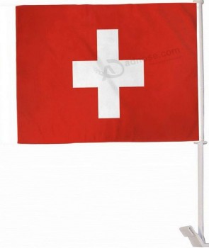 12x18 svizzera paese veicolo finestrino veicolo bandiera 12x18 | modello FLG