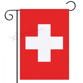 庭の旗スイススイスの庭の旗、庭の装飾の旗、屋内および屋外の旗