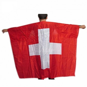 country Fan schweiz body cape flags