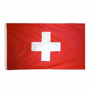 Vente en gros Suède Suisse National 90 * 150CM Bannière Drapeau