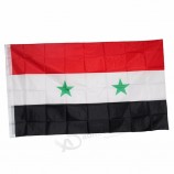 Syria national Eagle banner Syrian country flag banner