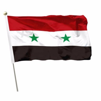 poliéster 3x5ft bandera nacional impresa de siria
