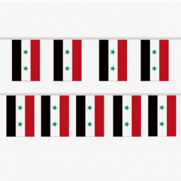 Decorative Syrian National string Flag bunting