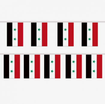dekorative syrische nationale Schnurflaggenflagge
