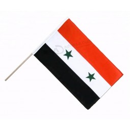 Fan Waving Mini Pologne main main drapeaux de la Syrie