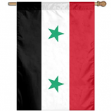 Syrische nationale land tuin vlag Syrië huis banner