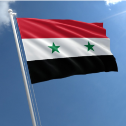 hängende 3x5ft im Freien, die syrische Polyesterflagge druckt