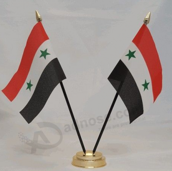 Tableau national coutumier drapeau de la Syrie pays bureaux drapeaux