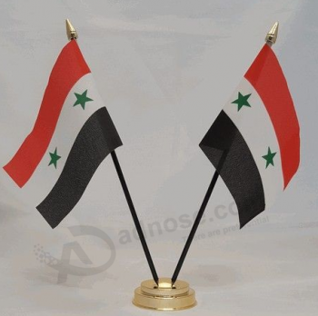 bandera de mesa nacional personalizada de siria banderas de escritorio del país