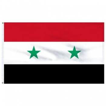 groothandel grote nationale vlag van Syrië vlaggen van republiek syrië